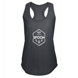 Debardeur Femme NOIR Logo Spoon